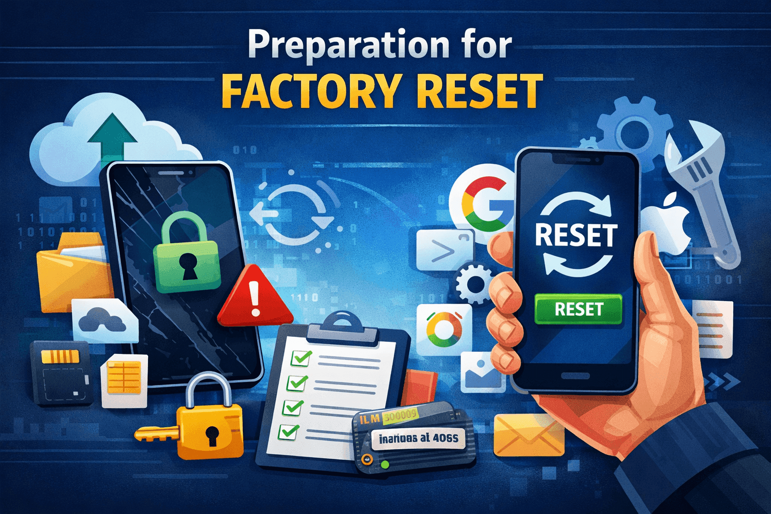 What to Check Before Performing a Factory Reset